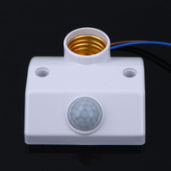 E27 AC220 50/60HZ Infrared Motion Sensor Automatic Light Lamp Holder Switch Intelligent Light Motion Sensing Switch W/ Screws
