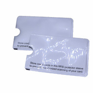 RFID Shielded Sleeve Card Blocking 13.56mhz IC card Protection NFC security card prevent unauthorized scanning