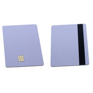 2 in 1 Blank 4442 Magnetic Contact IC Chip Card With SLE 4442 Chip &With Hico Magnetic Stripe Smart Card Combi-card