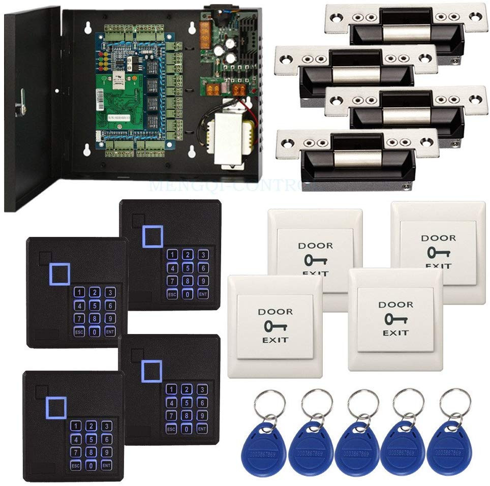 Metal Waterproof Complete TCP/IP Network Access Control Keypad Kit & Power Box