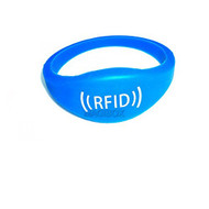 4PCS Colorful 125khz Rfid Waterproof EM4100 RFID wristbands bracelets and wrist band silicone(Blue)