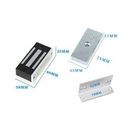 12V 24V 100Lbs 60kg Mini Magnetic Door Lock Fail Safe Cabinet Drawer Lock 
