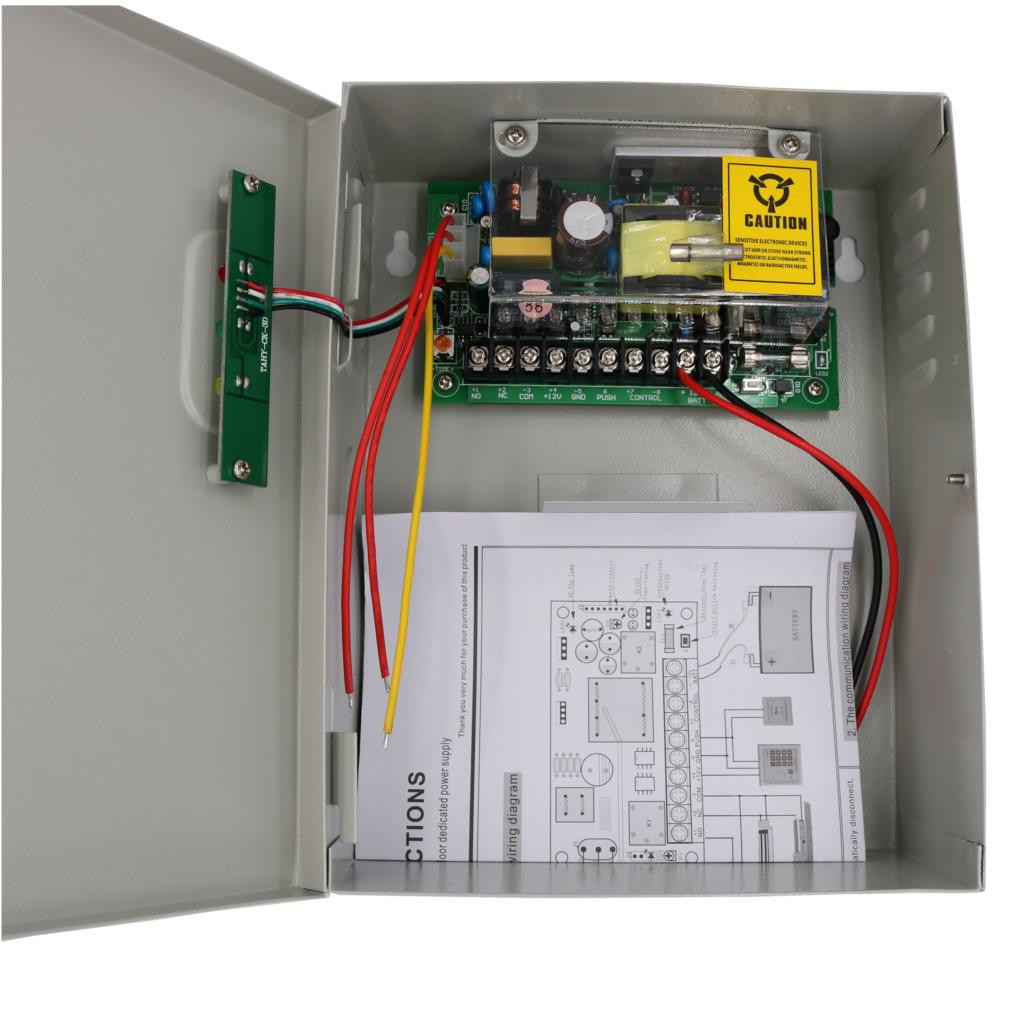 DIY Door Access Control Power Supply 12V 3A w/ UPS NEW 