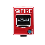 12V 24V Manual Call Point Button Fire Push In Pull Down Emergency Alarm Switch for Fire Alarm System 