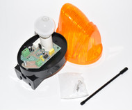 220V Bulb Flashing Alarm Lamp Light blinker strobe for automatic swing sliding garage gate opener no sound
