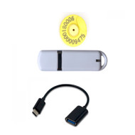 Bird Foot Ring Animal Ear Tag USB Reader Compatible With 134.2KHz ISO11784/85 FDX-B EMID Android