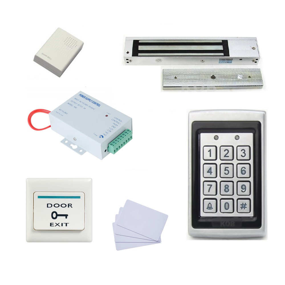 Holding Force 280kg Electric Magnetic Door Lock Alarm Systems