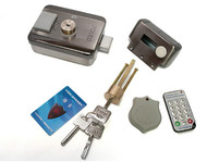 Electronic integrated RFID lock, Double reading card to open the door 125KHZ+10Keyfob+Power supply