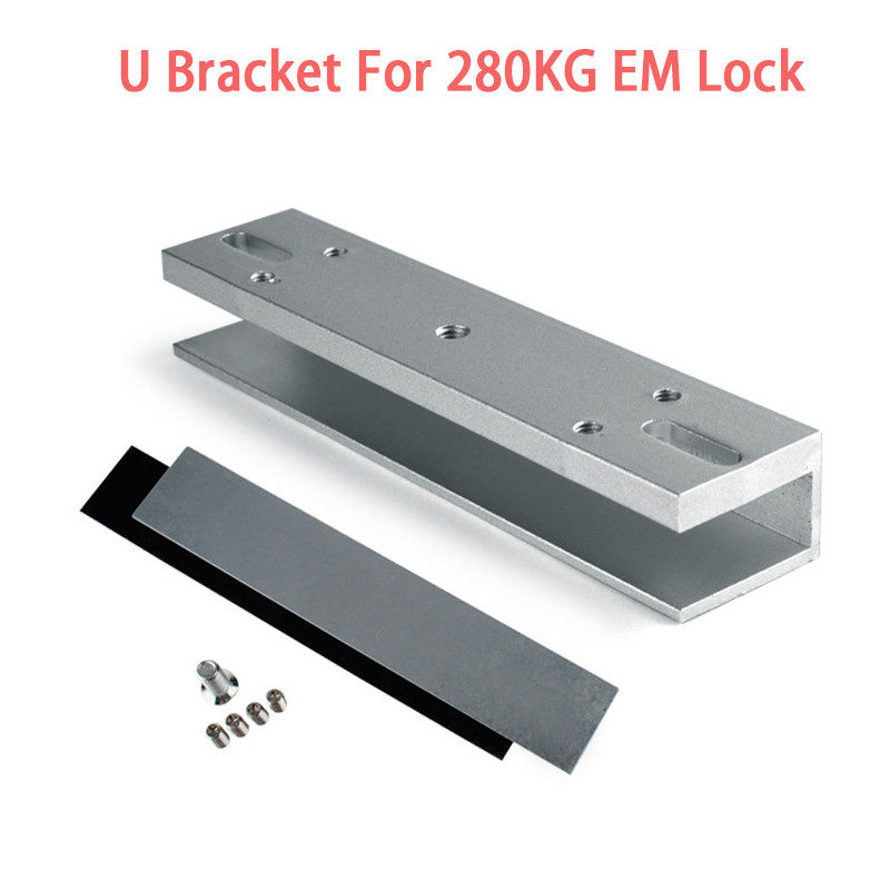 280kg U Type Bracket For 600lbs 280kg Electric Magnetic Lock Em