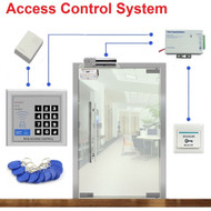ID/EM Access Control System for Frameless Glass Door Card Reader & Keypad Lock