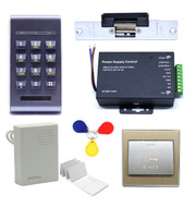 125Khz RFID Access Control ID Password Safty Entry System Door Lock Electric Strike Set