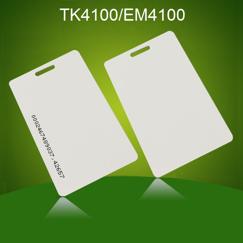 200PCS 125KHz TK4100/EM4100 RFID Proximity ID Card Access Control ID