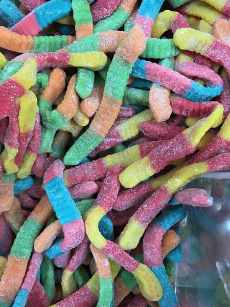 sour worms 1 lb true confections