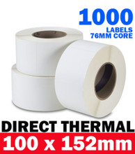 High Quality Direct Thermal Labels. No transfer ribbon is required. Adhesive: Permanent
