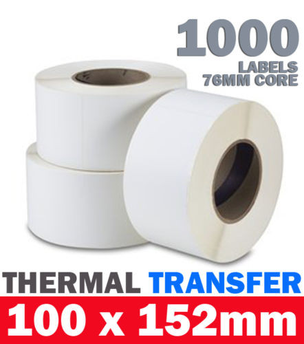 1000 Thermal Transfer Shipping Label 