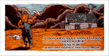 Alison Krauss & Union Station Original Silkscreen Concert Poster Gary Houst