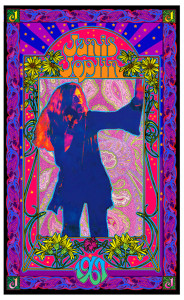 Janis Joplin Poster Psychedelic Explosion Original Lithograph Signed Bob Masse