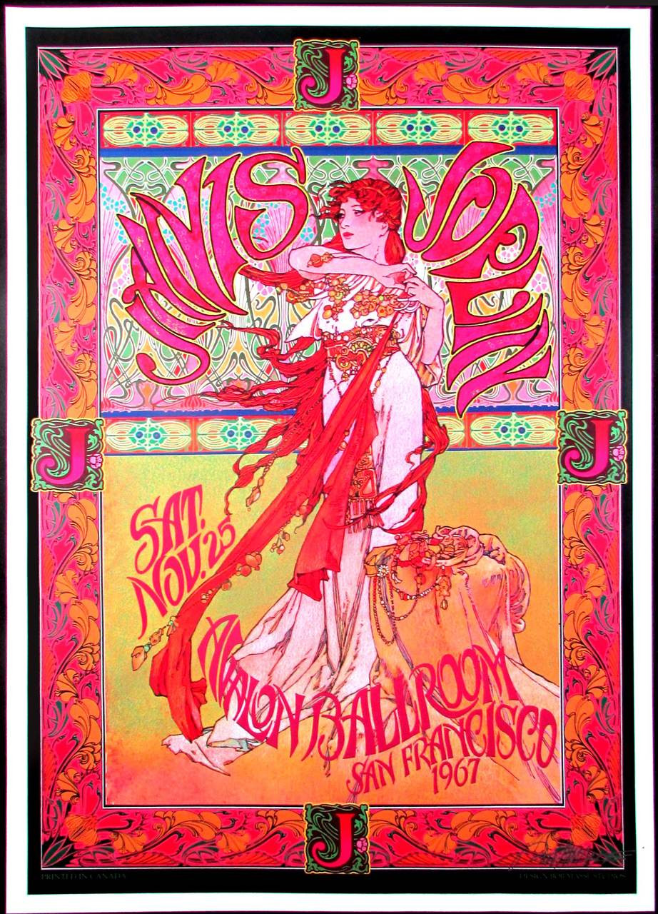 Janis Joplin Poster Avalon Ballroom Fan Poster Signed By Illustrator Bob Masse Optikrock Janis Joplin Poster Avalon Ballroom Fan Poster Signed By Illustrator Bob Masse Optikrock