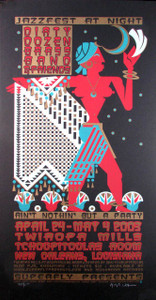 Dirty Dozen Brass Band Poster Jazzfest NOLA 2003 Original Signed by Gary Houston