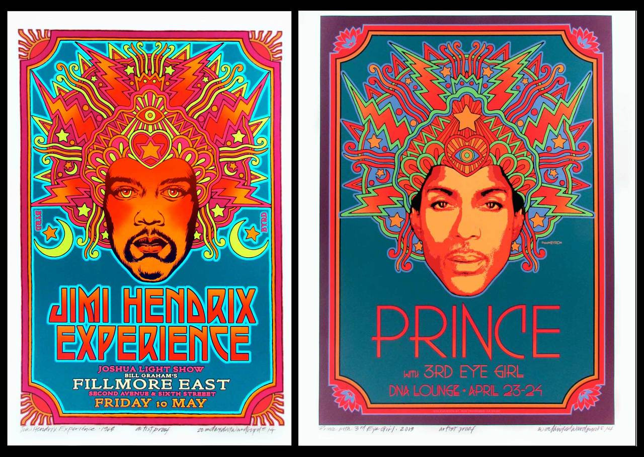 at The DNA Lounge San Francisco Concert Poster 2013 Prince