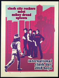 International Clash Day Poster SN 70 Clash City Rockers Mikey Dread Gary Houston