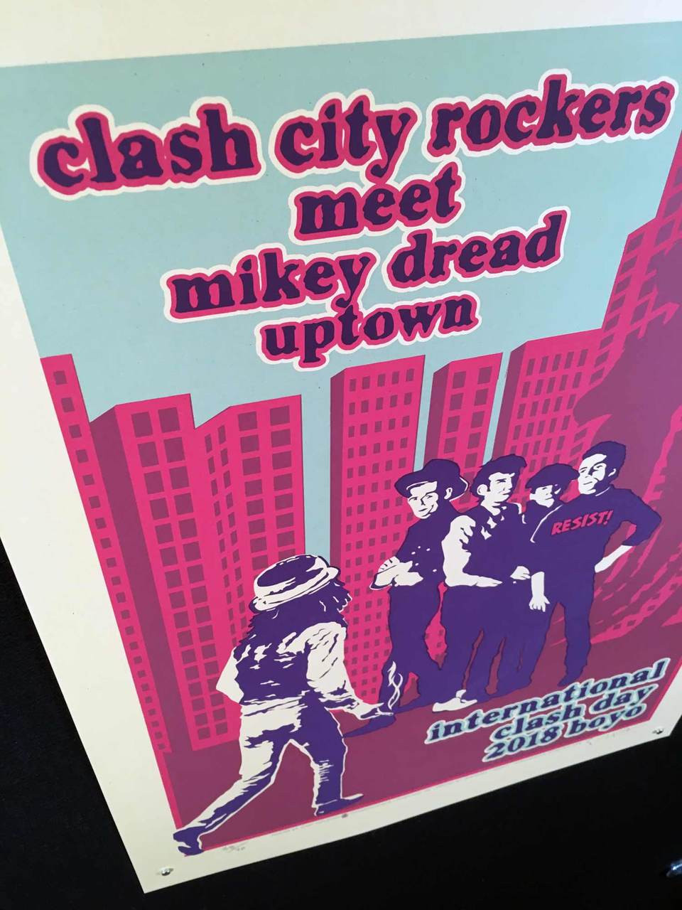 International Clash Day Poster SN 70 Clash City Rockers Mikey Dread