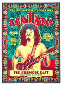 Honoring Janis Joplin at Fillmore East 1968 New Poster Hand-Signed