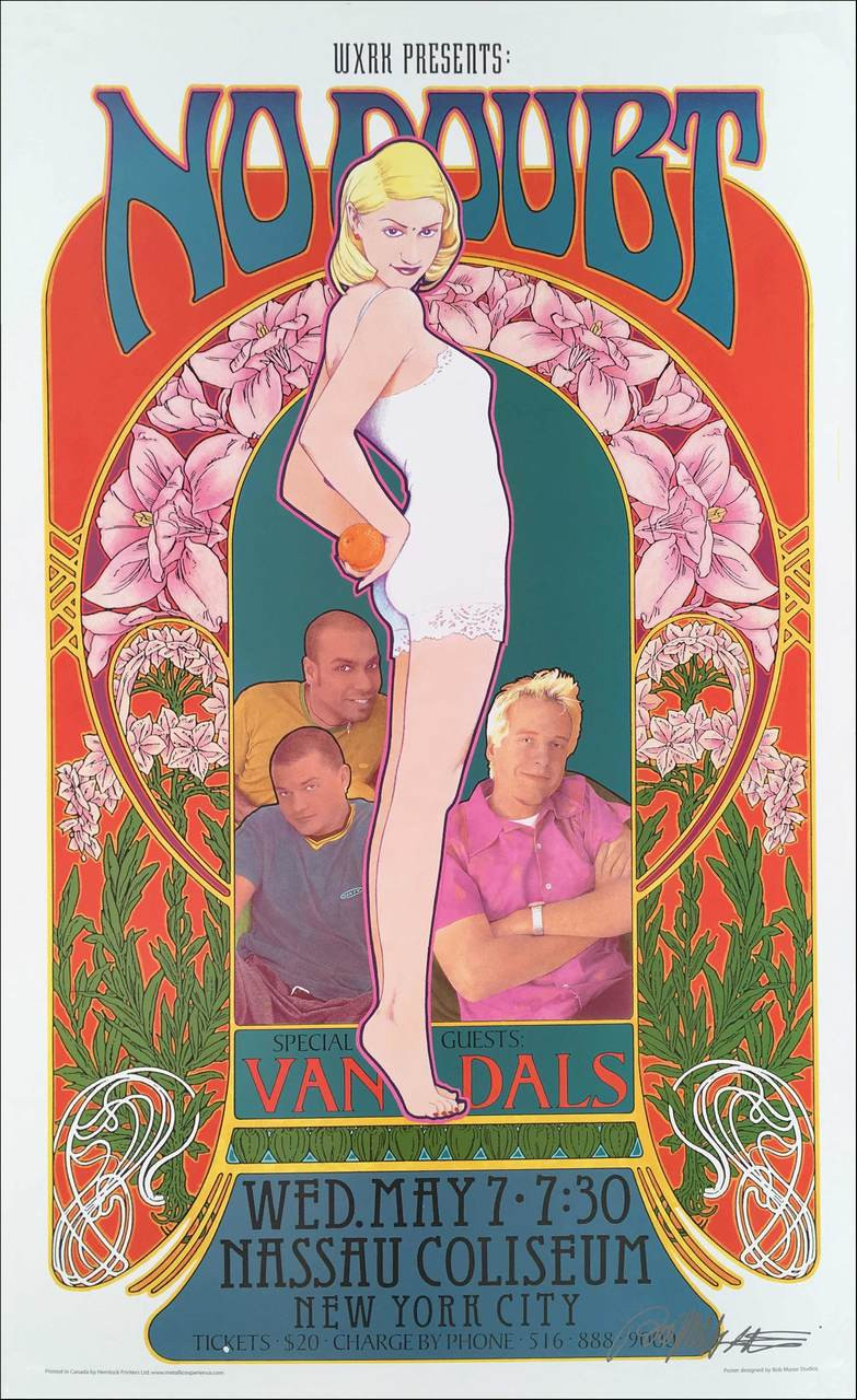 No Doubt Gwen Stefani Poster Nassau Coliseum 1997 Orig Printing