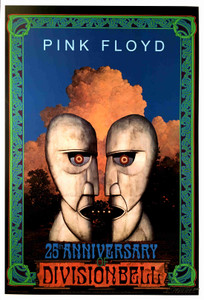 Pink Floyd Division Bell 25th Anniversary Official Poster Hand Signed Bob Masse