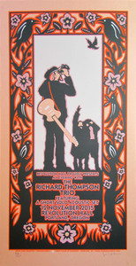 Richard Thompson Poster Revolution Hall 2016 Hand-Signed Silkscreen Gary Houston