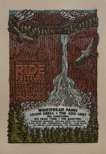 Ride Festival Poster 2019 Original Signed Silkscreen Gary Houston w/COA