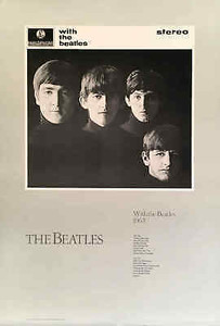 Beatles Poster Meet The Beatles EMI UK Cover & Songs Determined Productions 1987