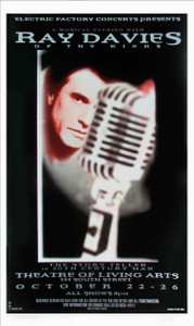 Ray Davies Poster Philadelphia 1996 S/N Edition of 300 by Gary Cribb PCL130