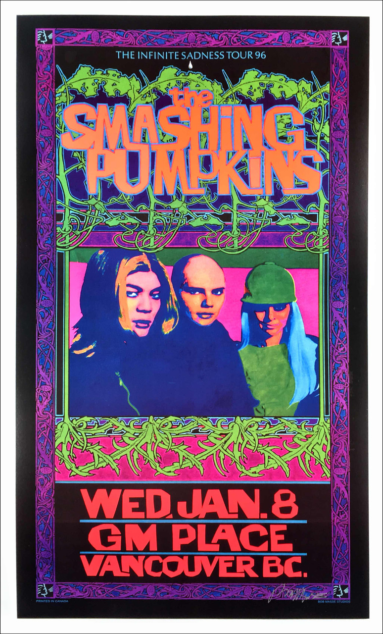 KOZIK ポスター スマッシングパンプキンズ smashingpumpkins Frank Kozik -1996 - Smashing Pumpkins Concert Poster