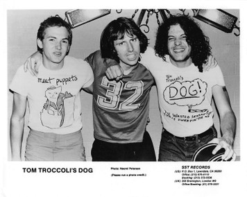 Tom Troccoli's Dog 8x10 b&w Glossy Press Photo SST Records 1984