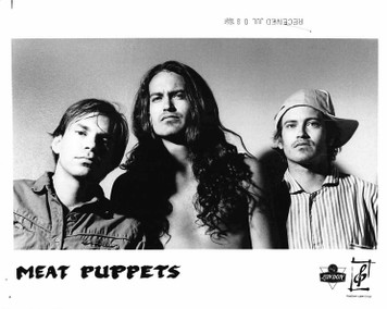 MEAT PUPPETS Forbidden Places Curt Kirkwood 8"X10" b&w Press Photo 1991