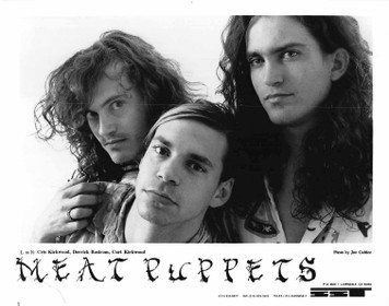 MEAT PUPPETS II Press Kit 8"x10" b&w Glossy Press Photo + 2 Pgs SST Records '84