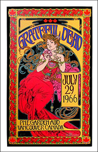 Grateful Dead Poster July 1966 New Record Store Day SN 150