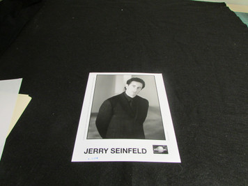 Jerry Seinfeld Press Kit Lot 1 8" x 10" b&w glossy Photos 1 press release