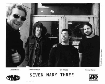 1998 Seven Mary Three Orange Ave. 8"x 10" b &w Glossy Photo and Press kit