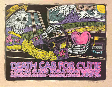 Death Cab for Cutie Poster 08 McMenamins Original SN Silkscreen Gary Houston COA