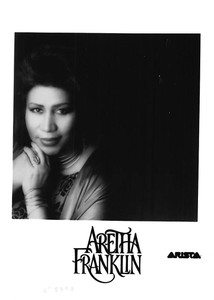 Aretha Franklin Photo Small 5x7 Original Vintage B&W Glossy Press Photo