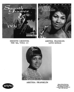 Aretha Franklin Original Vintage Glossy B&W Music Press Photo 1997 Mint