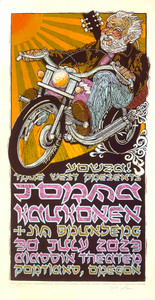 Jorma Kaukonen Poster Jefferson Airplane Original Signed Silkscreen Gary Houston