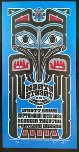 Marty Stuart Poster Wyatt Lowe Original Silkscreen S/N 140 Gary Houston COA