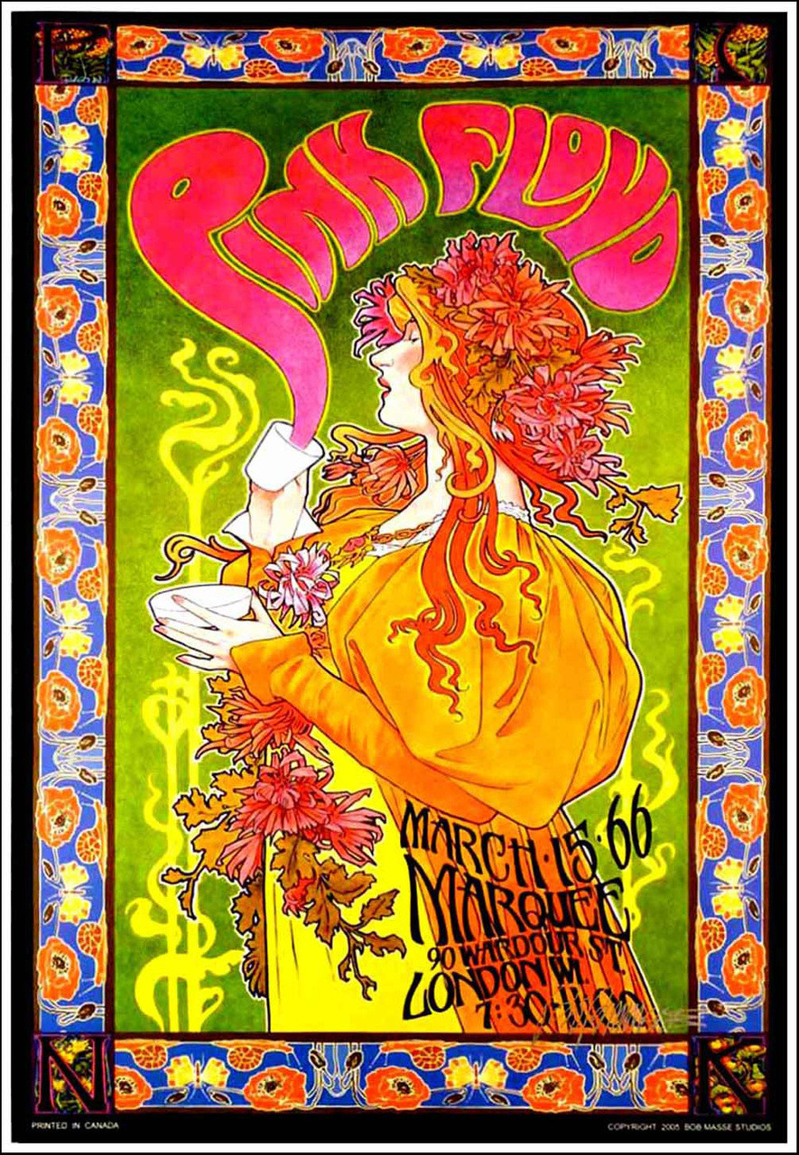 Pink Floyd Marquee London Mad Hatter's Tea Party Tribute Hand