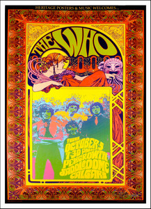 The Who Pengrowth Saddledome Calgary Original Poster Signed by Bob Masse