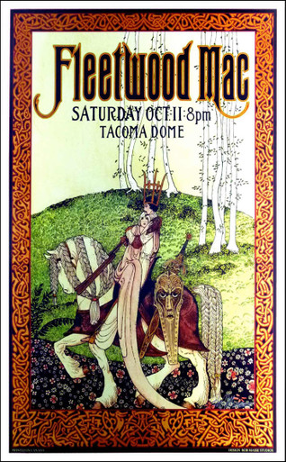 Fleetwood Mac Poster Tacoma Dome Original Lithograph Hand-Signed Bob Masse