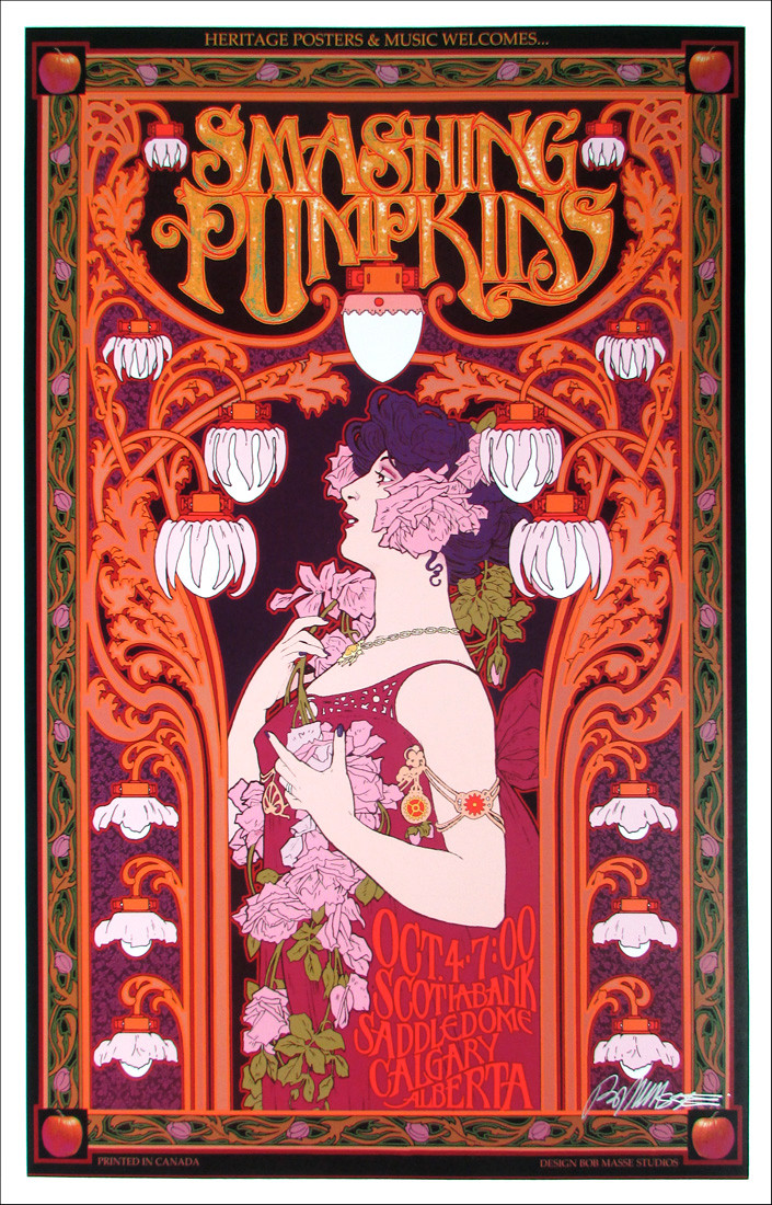 Frank Kozik -1996 - Smashing Pumpkins Concert Poster