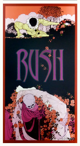 Rush Fan Club Poster Harlequin 2006 Hand Signed Silver Ink Bob Masse MINT